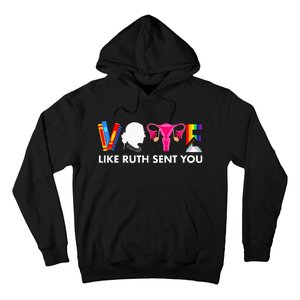 Vote Like Ruth Sent You Uterus Feminist Gifts Lgbt Hoodie