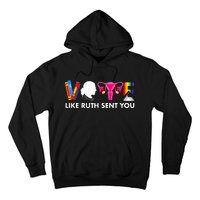 Vote Like Ruth Sent You Uterus Feminist Gifts Lgbt Hoodie