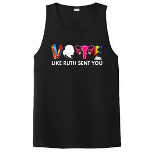 Vote Like Ruth Sent You Uterus Feminist Gifts Lgbt PosiCharge Competitor Tank