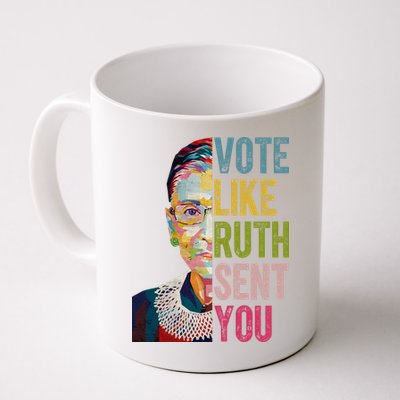 Vote Like Ruth Sent You Vintage Colorful Mug