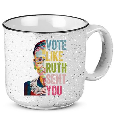 Vote Like Ruth Sent You Vintage Colorful 15oz Campfire Ceramic Mug