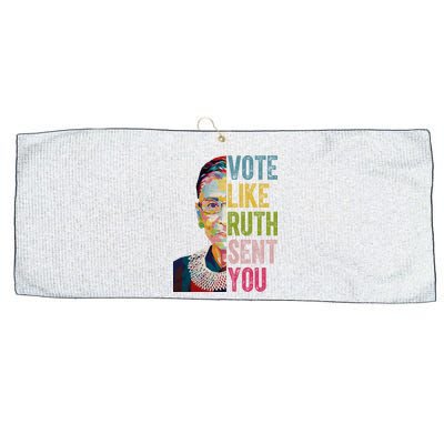 Vote Like Ruth Sent You Vintage Colorful Large Microfiber Waffle Golf Towel