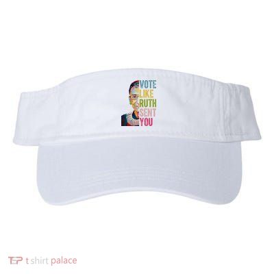 Vote Like Ruth Sent You Vintage Colorful Visor
