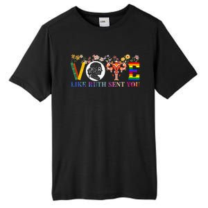 Vote Like Ruth Sent You Feminist Voting Inspirational Tall Fusion ChromaSoft Performance T-Shirt