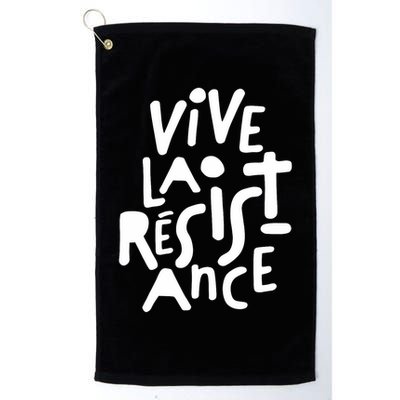 Vive La Resistance, Freedom Resistance,feminist, Anti Trump. Golf Towel