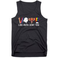 Vote Like Ruth Sent You Uterus Feminist Lgbt Tank Top