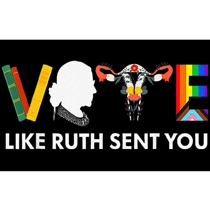 Vote Like Ruth Sent You Uterus Feminist Lgbt Rights Bumper Sticker