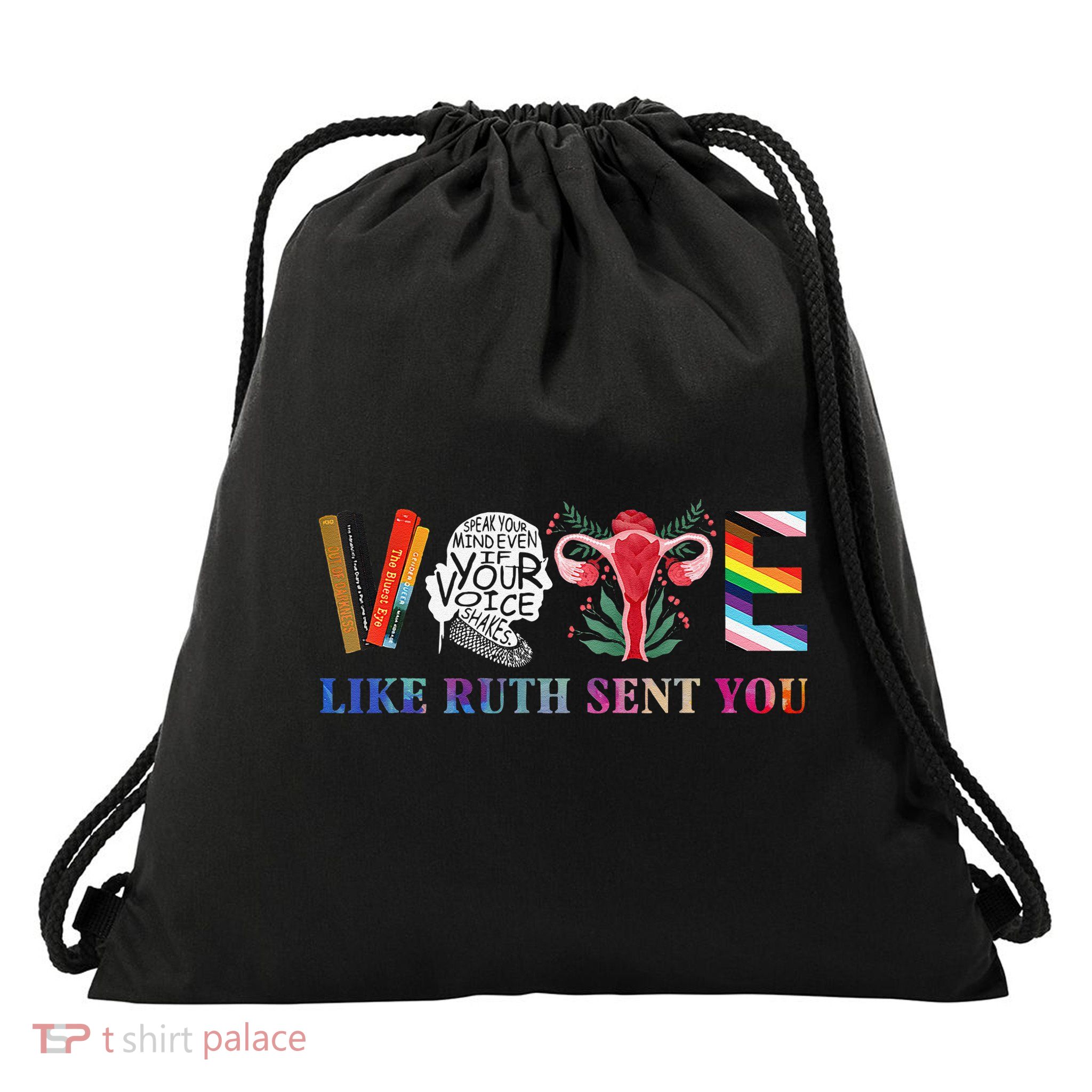 Vote Like Ruth Sent You Gift Drawstring Bag