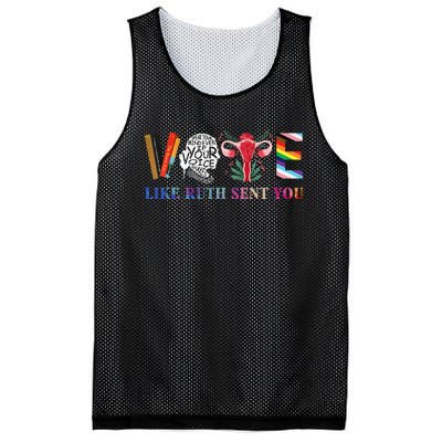 Vote Like Ruth Sent You Gift Mesh Reversible Basketball Jersey Tank