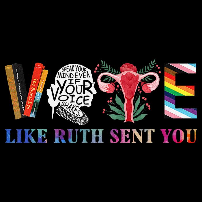 Vote Like Ruth Sent You Gift Cooling Performance Long Sleeve Crew