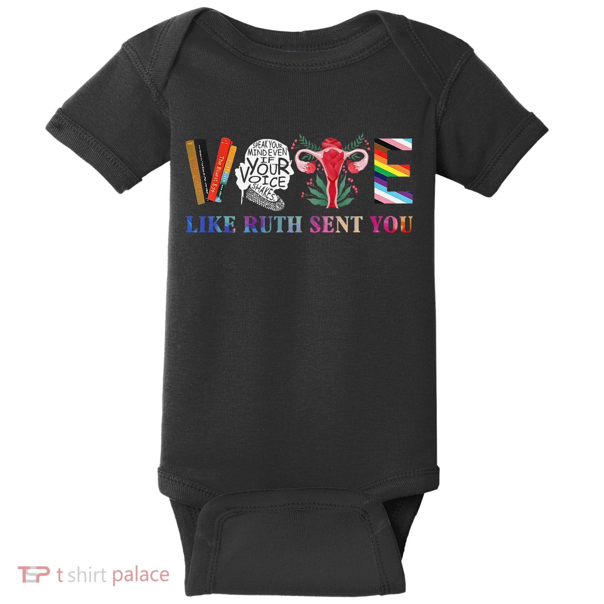 Vote Like Ruth Sent You Gift Baby Bodysuit