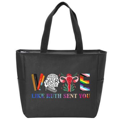 Vote Like Ruth Sent You Gift Zip Tote Bag