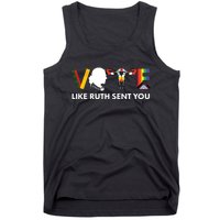 Vote Like Ruth Sent You Uterus Feminist Lgbt Tank Top