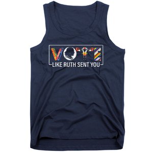 Vote Like Ruth Sent You Uterus Feminist Lgbt Tank Top