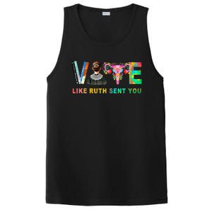 Vote Like Ruth Sent You Rbg Feminist Voting Inspirational PosiCharge Competitor Tank