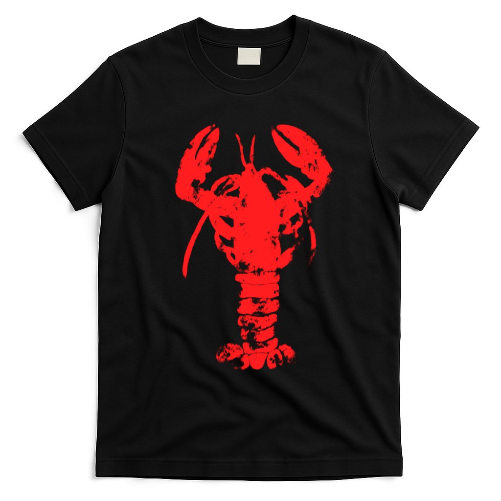Vintage Lobster Red Imprint T-Shirt