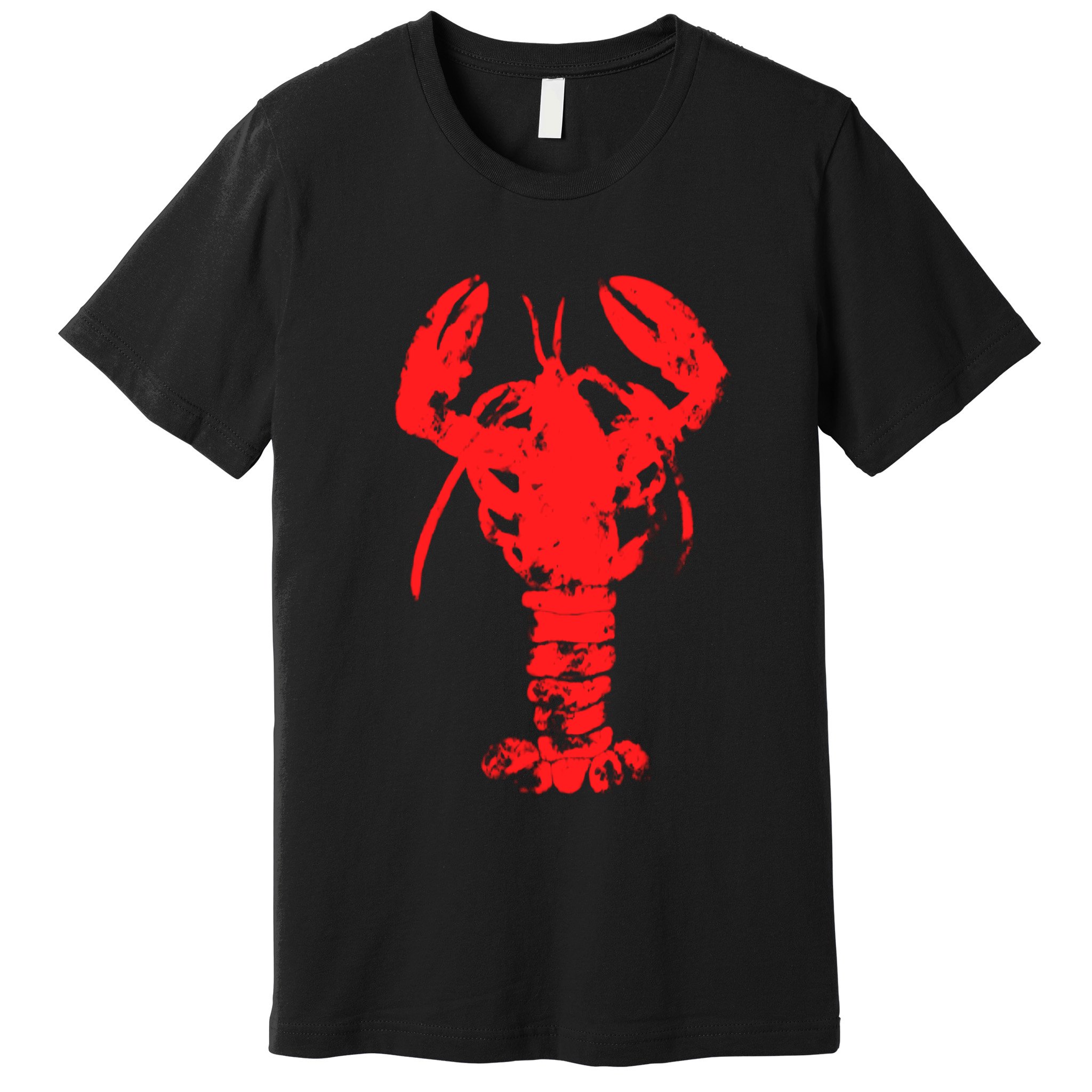 Vintage Lobster Red Imprint Premium T-Shirt