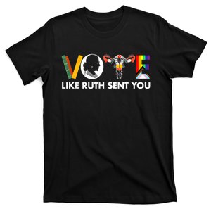 Vote Like Ruth Sent You Funny Uterus Feminist Lgbt T-Shirt