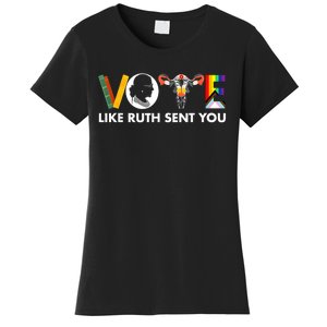 Vote Like Ruth Sent You Funny Uterus Feminist Lgbt Women's T-Shirt