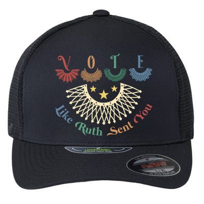Vote Like Ruth Sent You Ruth Bader Ginsburg Rbg Flexfit Unipanel Trucker Cap
