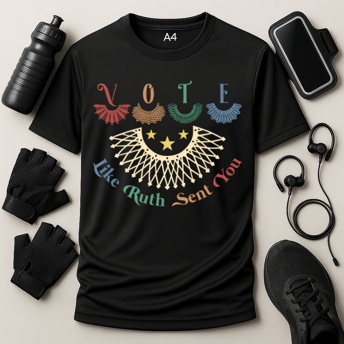 Vote Like Ruth Sent You Ruth Bader Ginsburg Rbg Performance Shirt