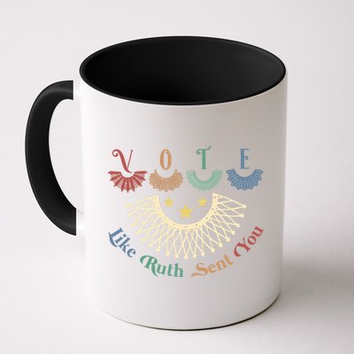 Vote Like Ruth Sent You Ruth Bader Ginsburg Rbg Mug