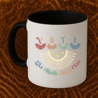Vote Like Ruth Sent You Ruth Bader Ginsburg Rbg Mug