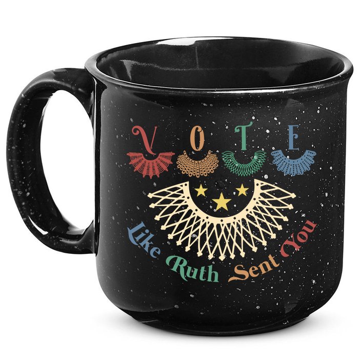 Vote Like Ruth Sent You Ruth Bader Ginsburg Rbg 15oz Campfire Ceramic Mug