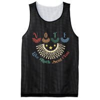 Vote Like Ruth Sent You Ruth Bader Ginsburg Rbg Mesh Reversible Basketball Jersey Tank
