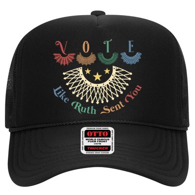 Vote Like Ruth Sent You Ruth Bader Ginsburg Rbg Trucker Hat