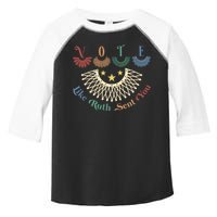 Vote Like Ruth Sent You Ruth Bader Ginsburg Rbg Toddler Fine Jersey T-Shirt