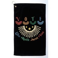 Vote Like Ruth Sent You Ruth Bader Ginsburg Rbg Golf Towel