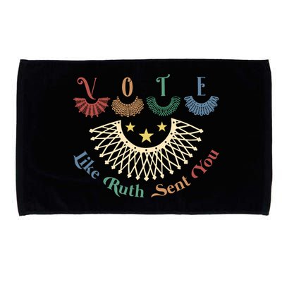 Vote Like Ruth Sent You Ruth Bader Ginsburg Rbg Microfiber Hand Towel