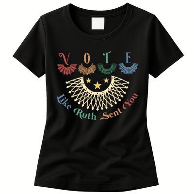 Vote Like Ruth Sent You Ruth Bader Ginsburg Rbg Womens T-Shirt