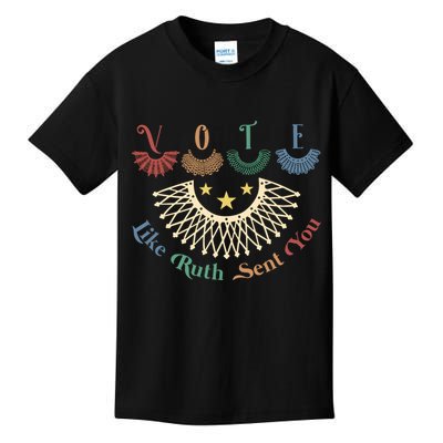 Vote Like Ruth Sent You Ruth Bader Ginsburg Rbg Kids T-Shirt