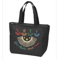 Vote Like Ruth Sent You Ruth Bader Ginsburg Rbg Zip Tote Bag