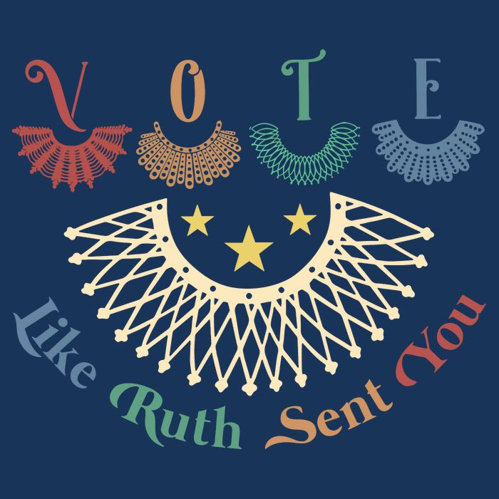 Vote Like Ruth Sent You Ruth Bader Ginsburg Rbg Infant Baby Jersey Bodysuit