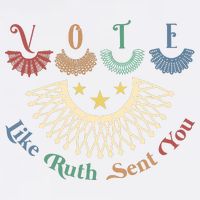 Vote Like Ruth Sent You Ruth Bader Ginsburg Rbg Garment-Dyed Sweatshirt