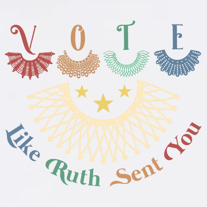 Vote Like Ruth Sent You Ruth Bader Ginsburg Rbg Garment-Dyed Sweatshirt