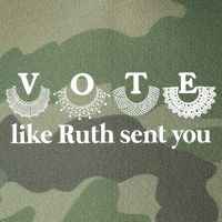 Vote Like Ruth Sent You Feminist Ruth Bader Ginsburg Rbg Legacy Tie Dye Trucker Hat