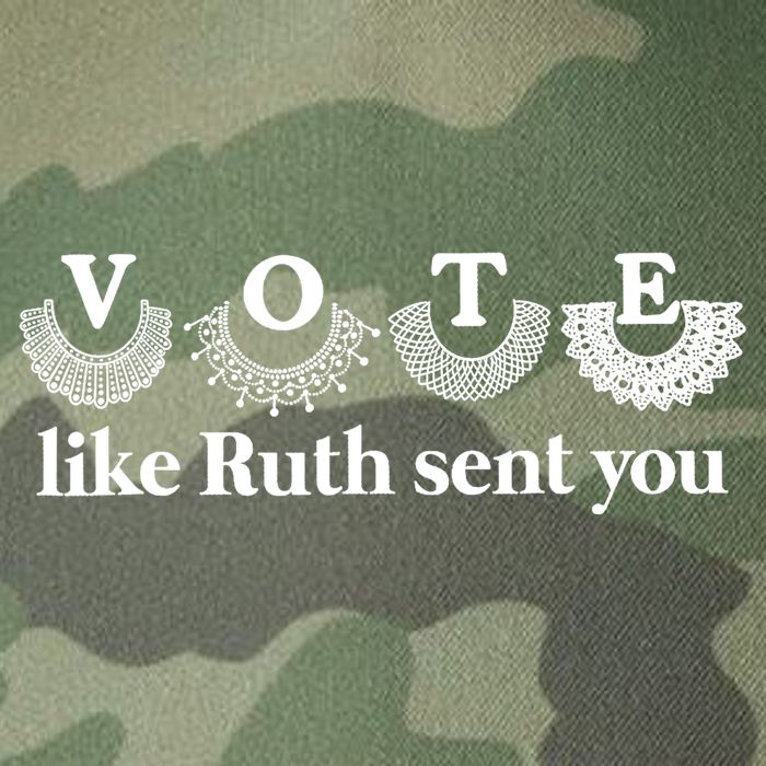 Vote Like Ruth Sent You Feminist Ruth Bader Ginsburg Rbg Legacy Tie Dye Trucker Hat