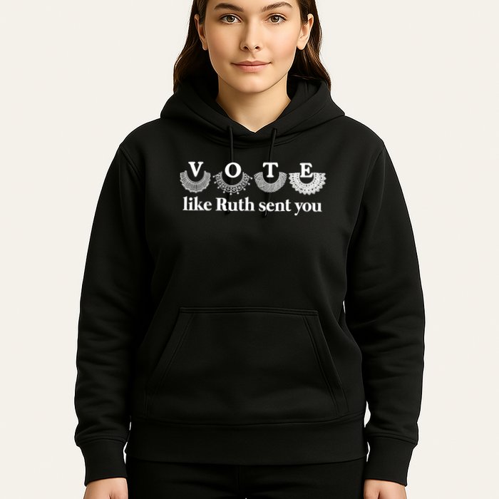 Vote Like Ruth Sent You Feminist Ruth Bader Ginsburg Rbg Hoodie