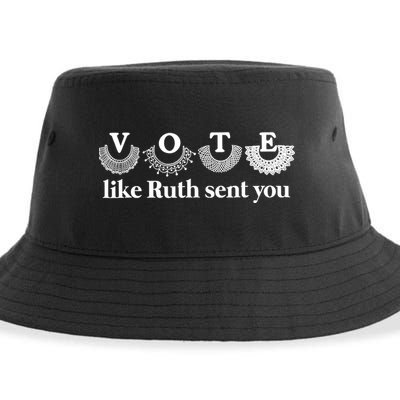 Vote Like Ruth Sent You Feminist Ruth Bader Ginsburg Rbg Sustainable Bucket Hat