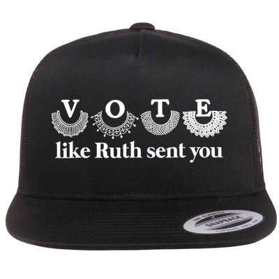 Vote Like Ruth Sent You Feminist Ruth Bader Ginsburg Rbg Flatbill Hat