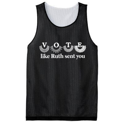 Vote Like Ruth Sent You Feminist Ruth Bader Ginsburg Rbg Mesh Reversible Basketball Jersey Tank