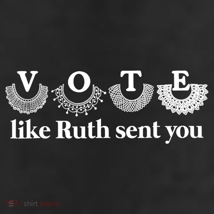 Vote Like Ruth Sent You Feminist Ruth Bader Ginsburg Rbg 25L Jumbo Tote