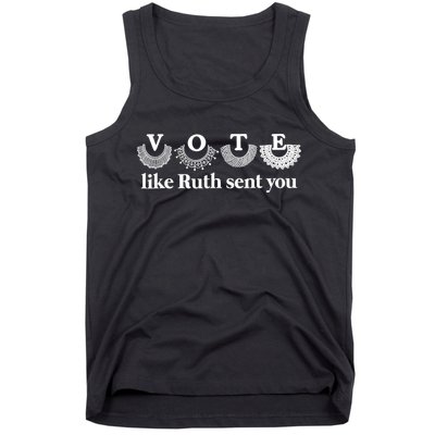 Vote Like Ruth Sent You Feminist Ruth Bader Ginsburg Rbg Tank Top