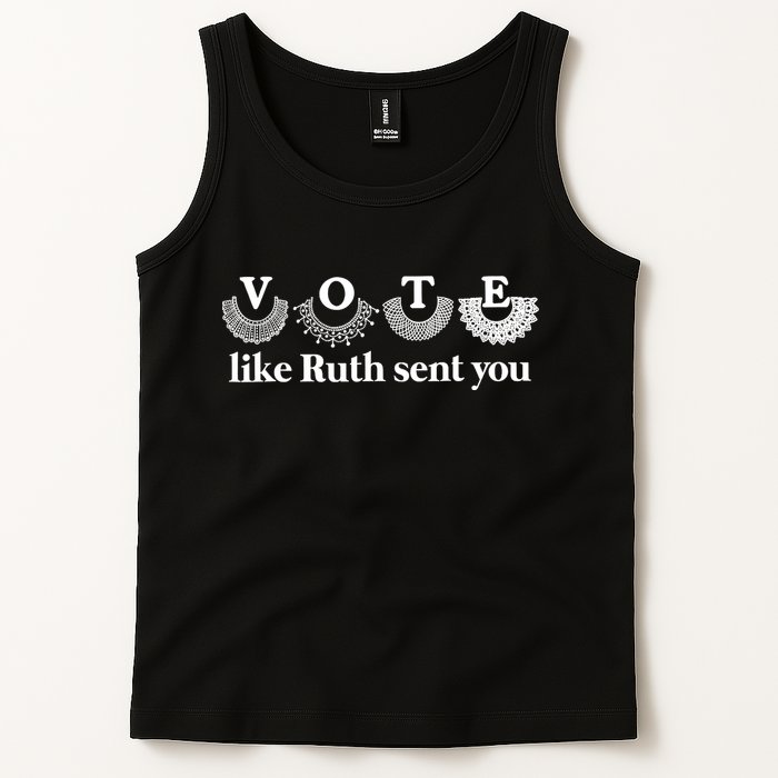 Vote Like Ruth Sent You Feminist Ruth Bader Ginsburg Rbg Tank Top