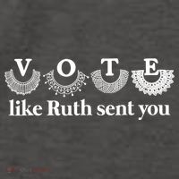 Vote Like Ruth Sent You Feminist Ruth Bader Ginsburg Rbg Vector Backpack