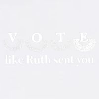 Vote Like Ruth Sent You Feminist Ruth Bader Ginsburg Rbg Garment-Dyed Sweatshirt